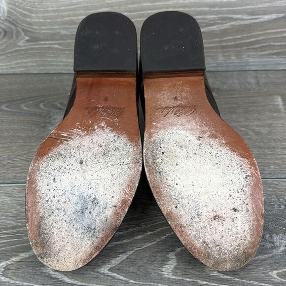 Patricia Nash Silvio Women’s Sz 7 Brown Leather Bark Leaves Print Oxford Shoes - Picture 7 of 12